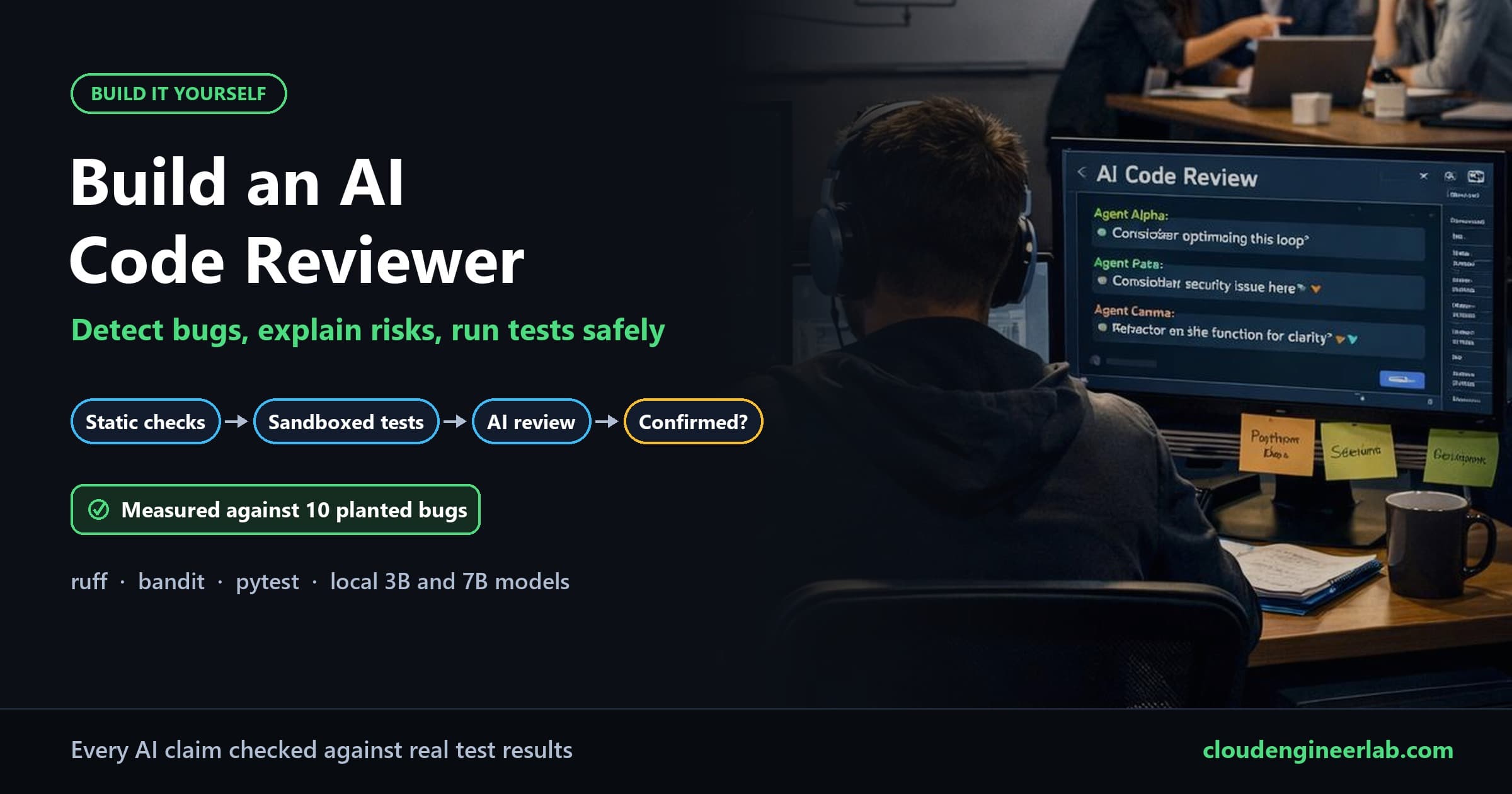 Build an AI Code Reviewer: Detect Bugs, Explain Risks and Run Tests Safely