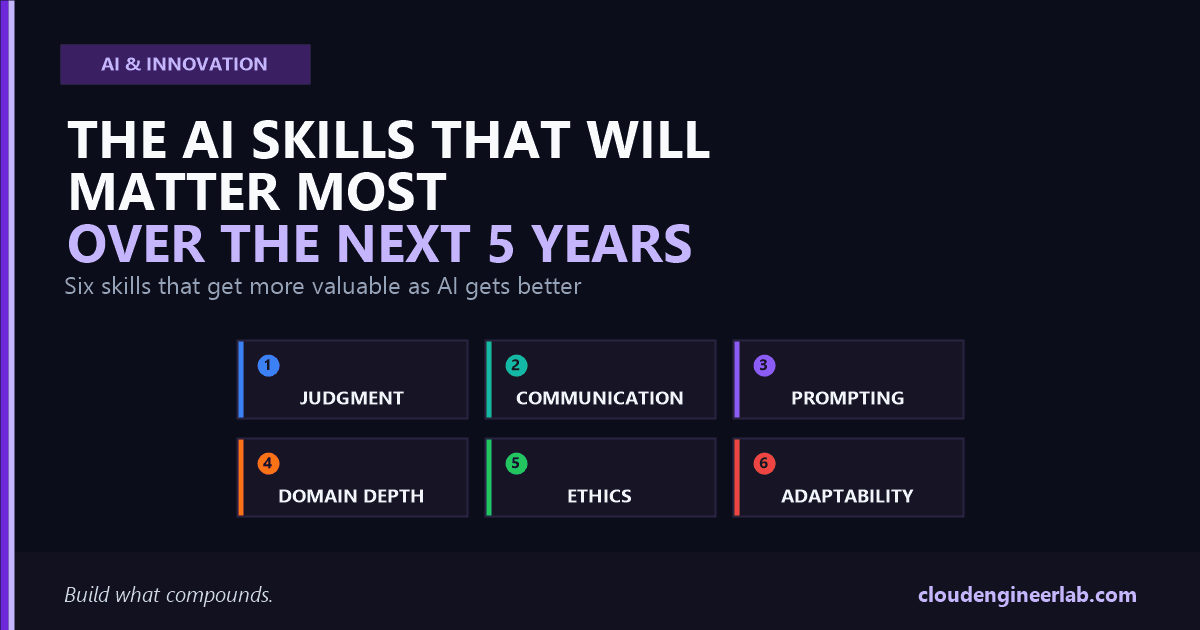 The AI Skills That Will Matter Most Over the Next 5 Years