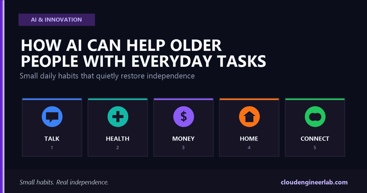 How AI Can Help Older People With Everyday Tasks