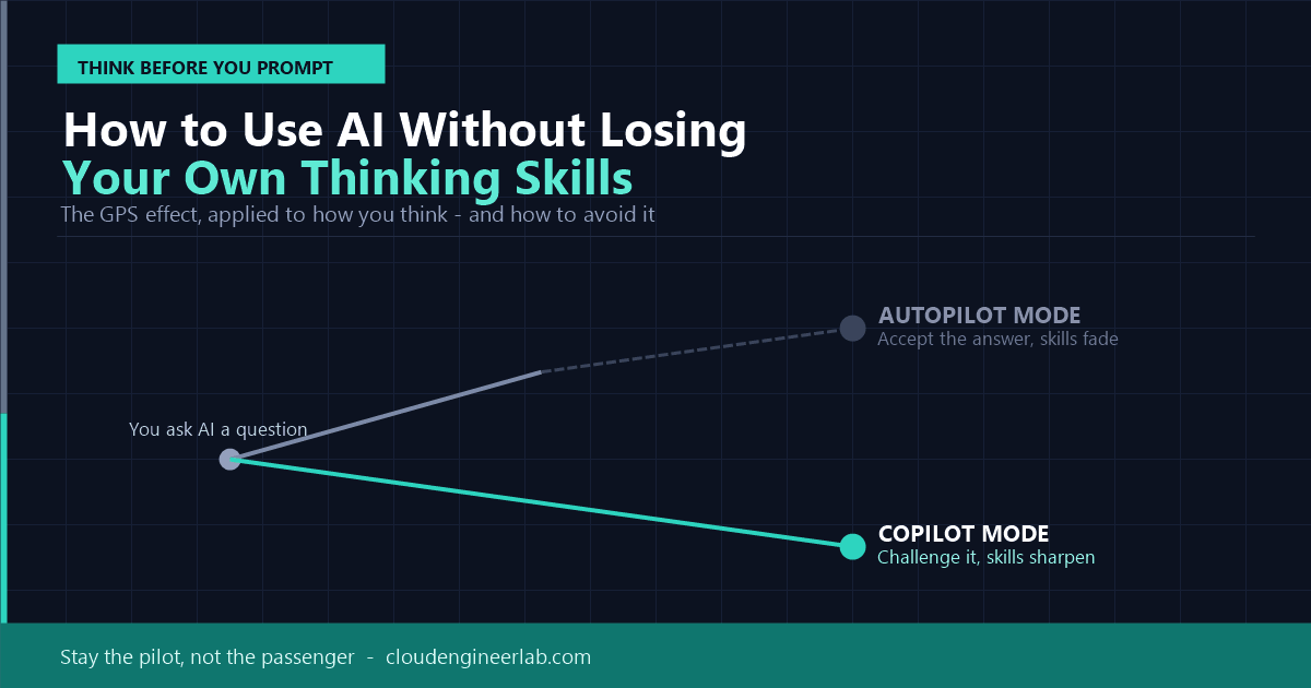 How to Use AI Without Losing Your Own Thinking Skills