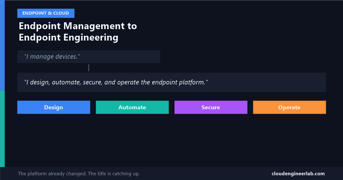 From Endpoint Management to Endpoint Engineering: How the Role Is Changing