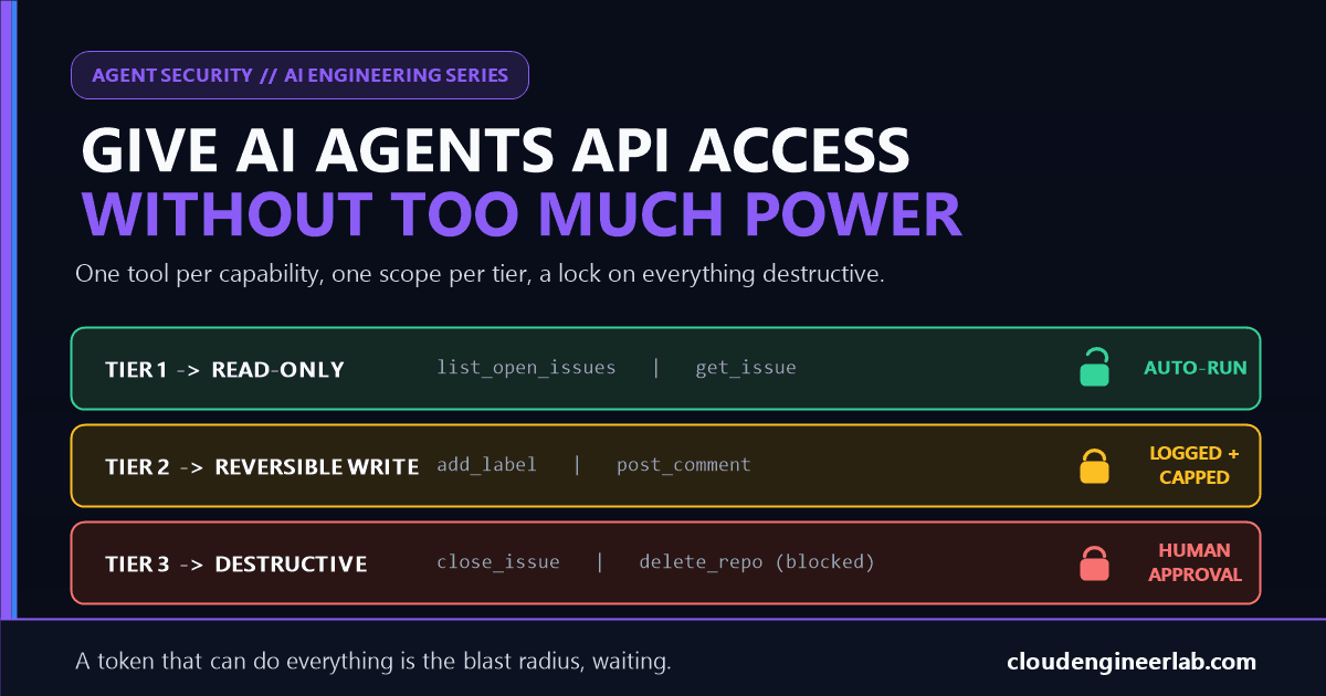 How to Give AI Agents Access to APIs Without Giving Them Too Much Power